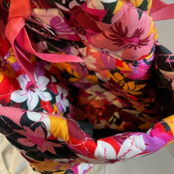 Vera Bradley Weekender Travel Bag Suitcase Spring Break Coral - Picture 7 of 8